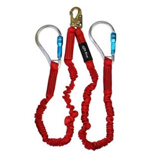 Elk River Centurion FLEX-NoPac Twin Leg Lanyard with Aluminum Carabiners