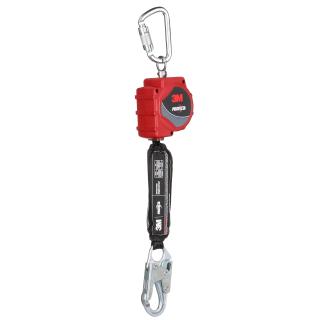 3M Protecta Self-Retracting Lifeline with Carabiner 3100513, Web, Steel Snap Hook, 11ft