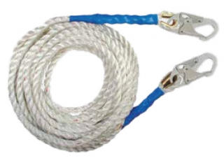 FallTech Polyester Rope Lifeline with Steel Snaphooks