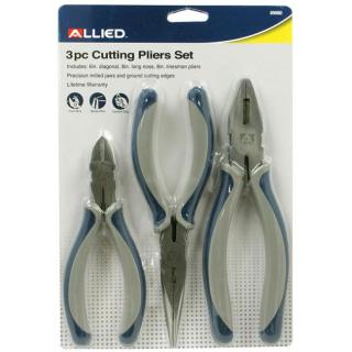 Allied International 3 Piece Cutting Pliers Set