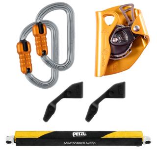  Petzl ASAP Kit with ASAP'SORBER Axess and Bm'D Carabiners - AXESS - 40 cm