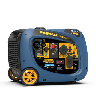 Firman 3300W Recoil Start Dual Fuel Inverter Portable Generator
