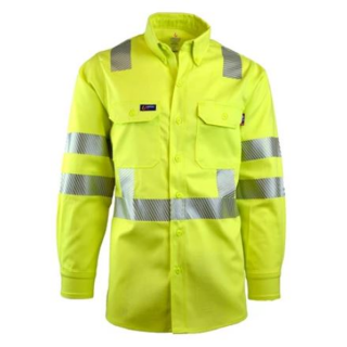 7oz FR Uniform Shirt Hi-Viz Class 3