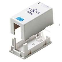 Steren Keystone Surface Mount Box  (White / Single)