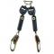 3M DBI-SALA 3100551 Class 1 Direct Mount Nano-Lok Personal Twin-Leg Self-Retracting Lifeline with Steel Rebar Snap Hook