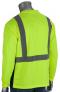 PIP ANSI Type R Class 2 50+ UPF Long Sleeve Lime T-Shirt