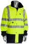 PIP All Conditions 7-In-1 Insulated Class 2 & 3 Hi-Visibility Yellow Coat