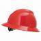 MSA V-Gard Protective Full Brim Hard Hat with Fas-Trac Ratchet Suspension