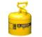 Justrite Type 1 Galvanized Steel Safety Can - 2 Gallon Red