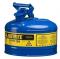 Justrite Type 1 Galvanized Steel Safety Can - 2.5 Gallon