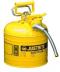 Justrite Type 2 AccuFlow Steel Safety Can - 2 Gallon