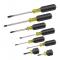 Klein Tools 8 Piece Cushion Grip Screwdriver Set