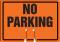 Accuform FBC756 No Parking Cone Sign