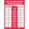 Accuform Vinyl Fire Safety Label (5 Pack)