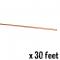 Copper Solid Bare Copper Wire 2 AWG x 30 Feet