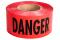 Columbia Safety "Danger" Barricade Tape - 3 Inch x 1000 Feet