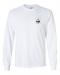 Custom Company Logo White Long Sleeve T-Shirt