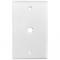 Holland Single White Blank Wall Plate