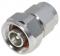 RF Industries Low PIM N Male to 4.1/9.5 (Mini) DIN Male Adapter