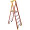 Werner 11 Foot Reach Height Fiberglass Podium Ladder 5 Foot Type IA