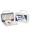 RADNOR White Plastic Portable/Wall Mount 10 Person First Aid Kit