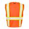 ML Kishigo Type R Class 2 Hi-Vis Solid Front with Mesh Back Vest