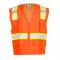 ML Kishigo Type R Class 2 Hi-Vis Solid Front with Mesh Back Vest