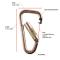 WestFall Pro 7425 7 x 3-3/4 Inch Steel Carabiner