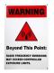 Stonehouse RF Warning Aluminum Sign