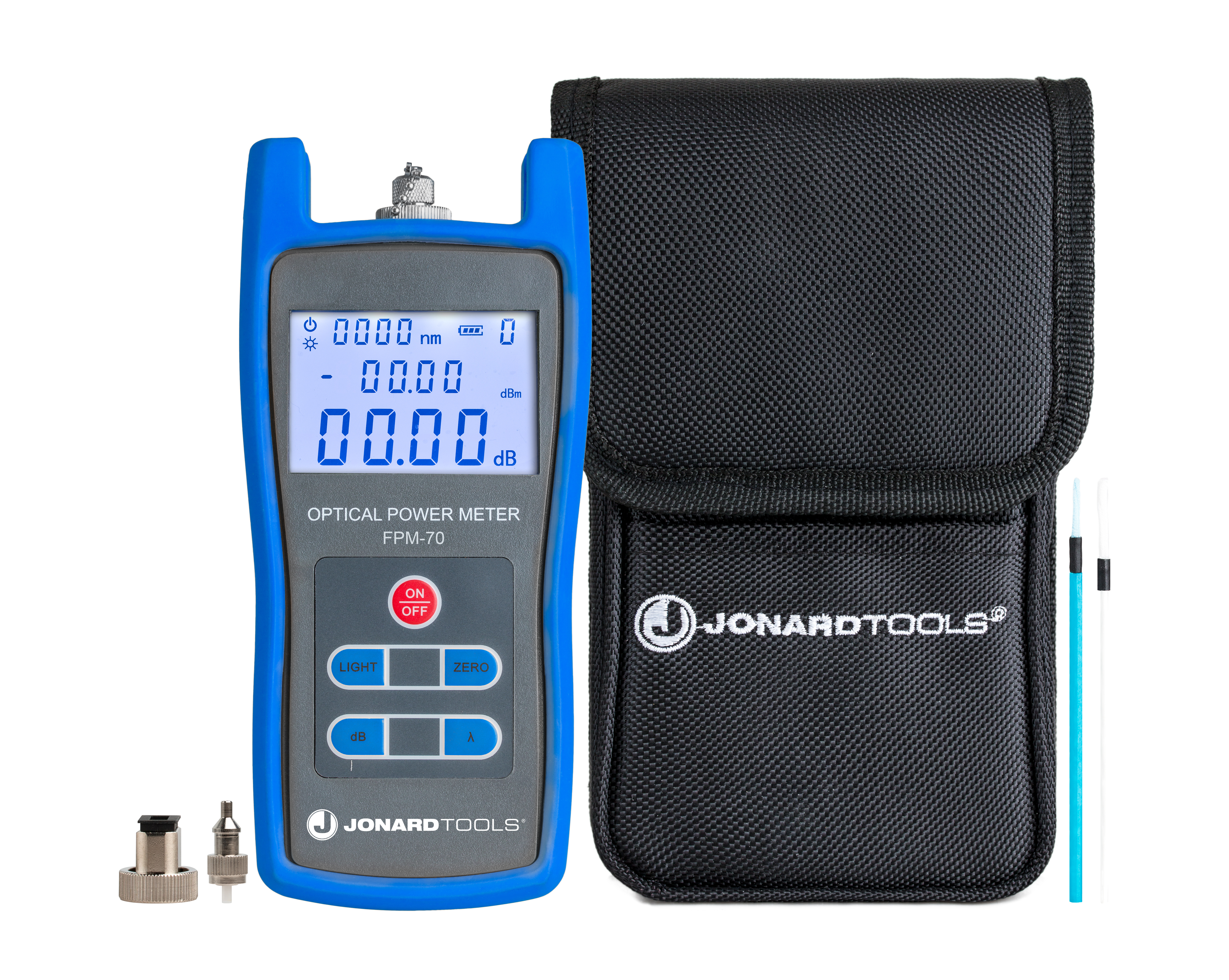 Jonard Fiber Optic Power Meter with FC/SC/LC Adapters from GME Supply