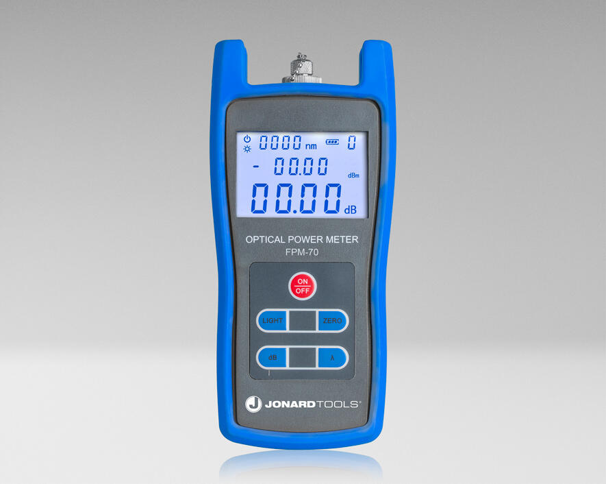 Jonard Fiber Optic Power Meter with FC/SC/LC Adapters from GME Supply