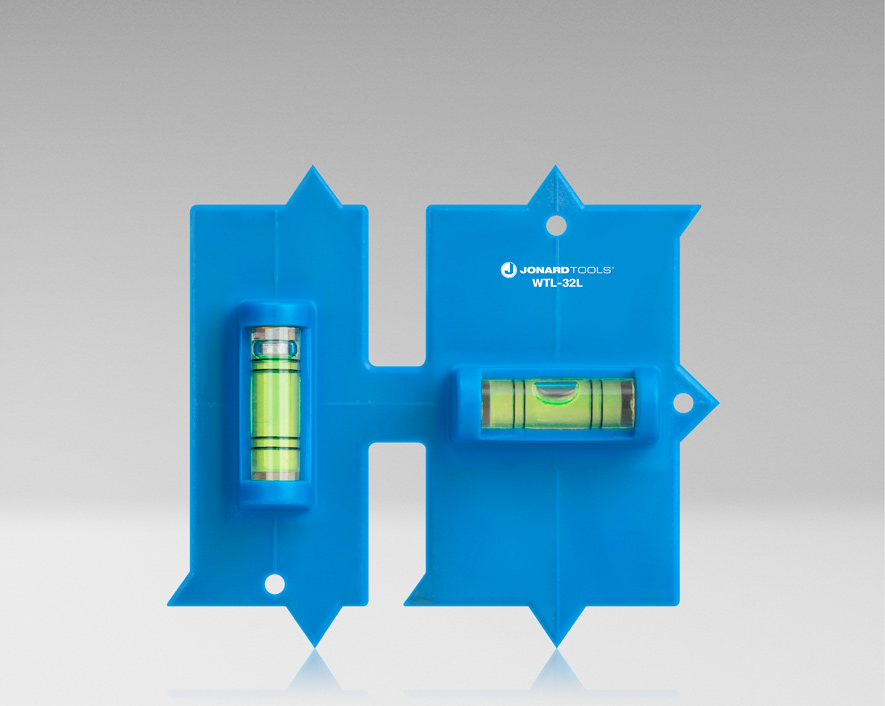 Jonard Wall Box Template and Level for Metal Boxes, 1-Gang and 2-Gang from GME Supply