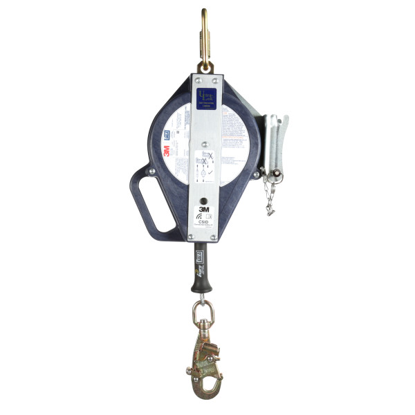 3M DBI-SALA Ultra-Lok 3-Way Retrieval Self-Retracting Lifeline with Bracket 3503886, Galvanized Cable, 50 ft from GME Supply