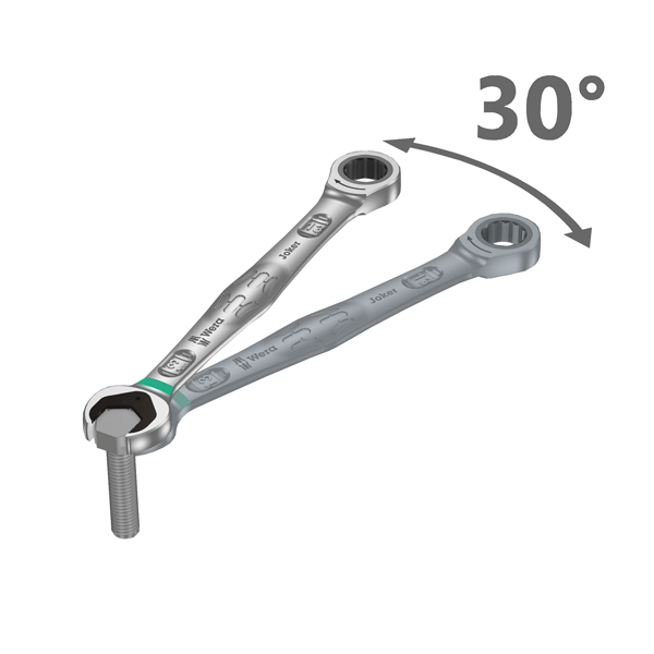 Wera Tools Joker Set of Ratcheting Combination Wrenches (11 Pieces) from GME Supply