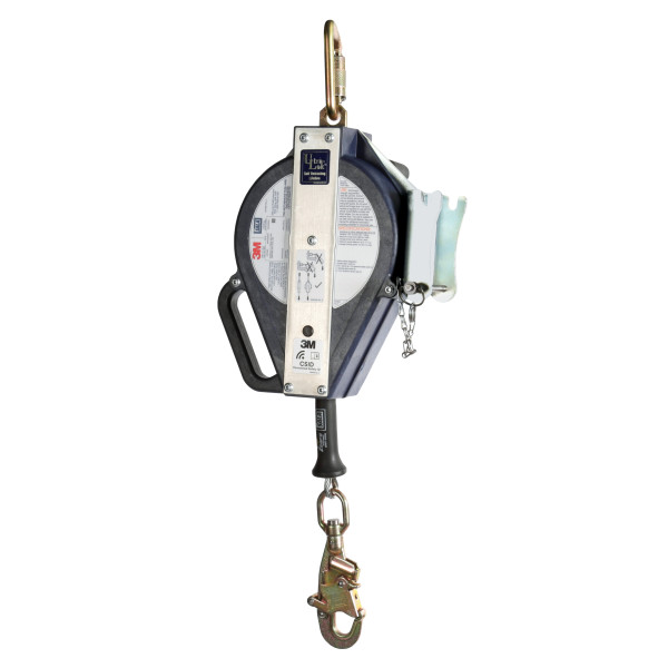 3M DBI-SALA Ultra-Lok 3-Way Retrieval Self-Retracting Lifeline with Bracket 3503886, Galvanized Cable, 50 ft from GME Supply