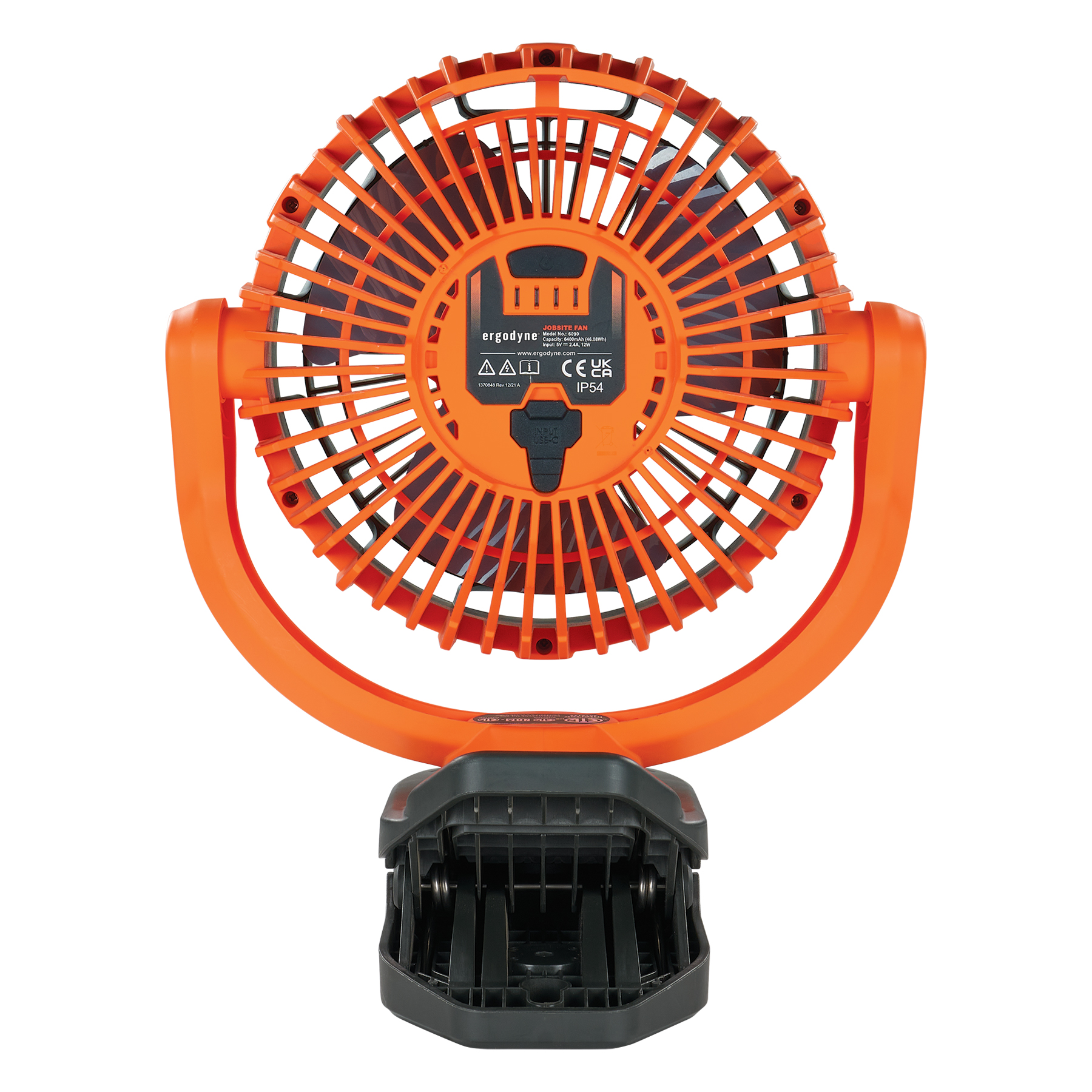 Ergodyne Chill-Its 6090 Rechargeable Portable Jobsite Fan from GME Supply