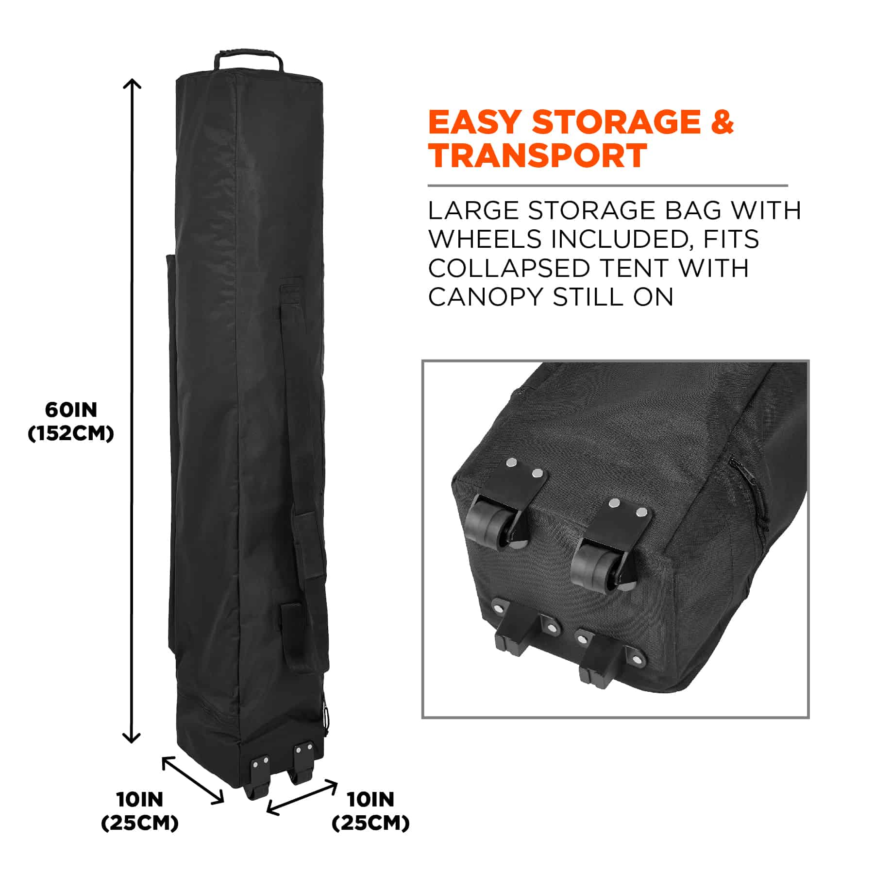 Ergodyne SHAX 6051 Heavy-Duty 10 Foot x 10 Foot Pop-Up Tent from GME Supply