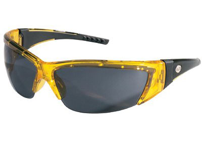 FF232 ForceFlex 2, Translucent Yellow, Black Rubber, Gray Lens from GME Supply