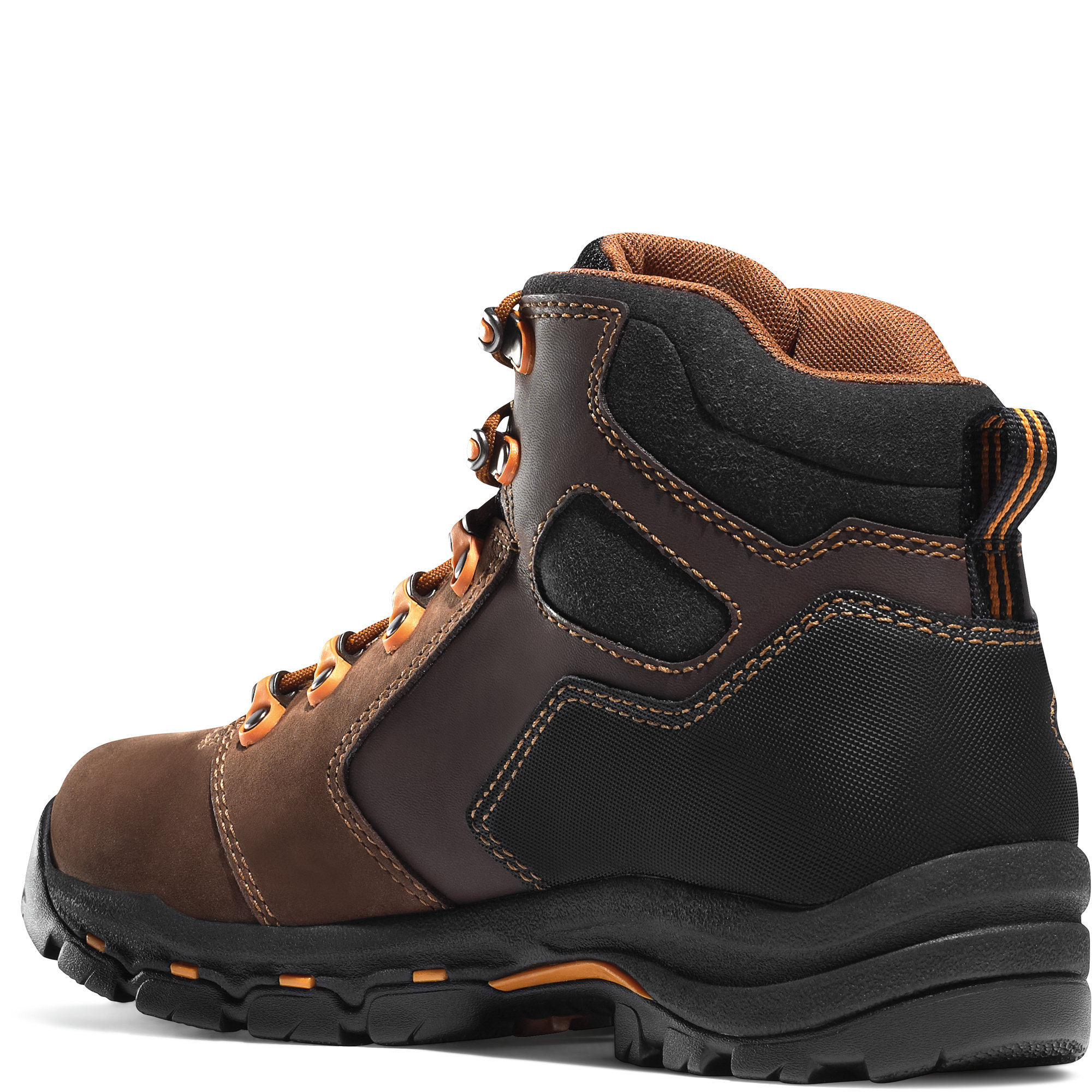 Danner Men's Vicious 4-1/2 Inch Work Boots with Composite Toe (Brown/Orange) from GME Supply