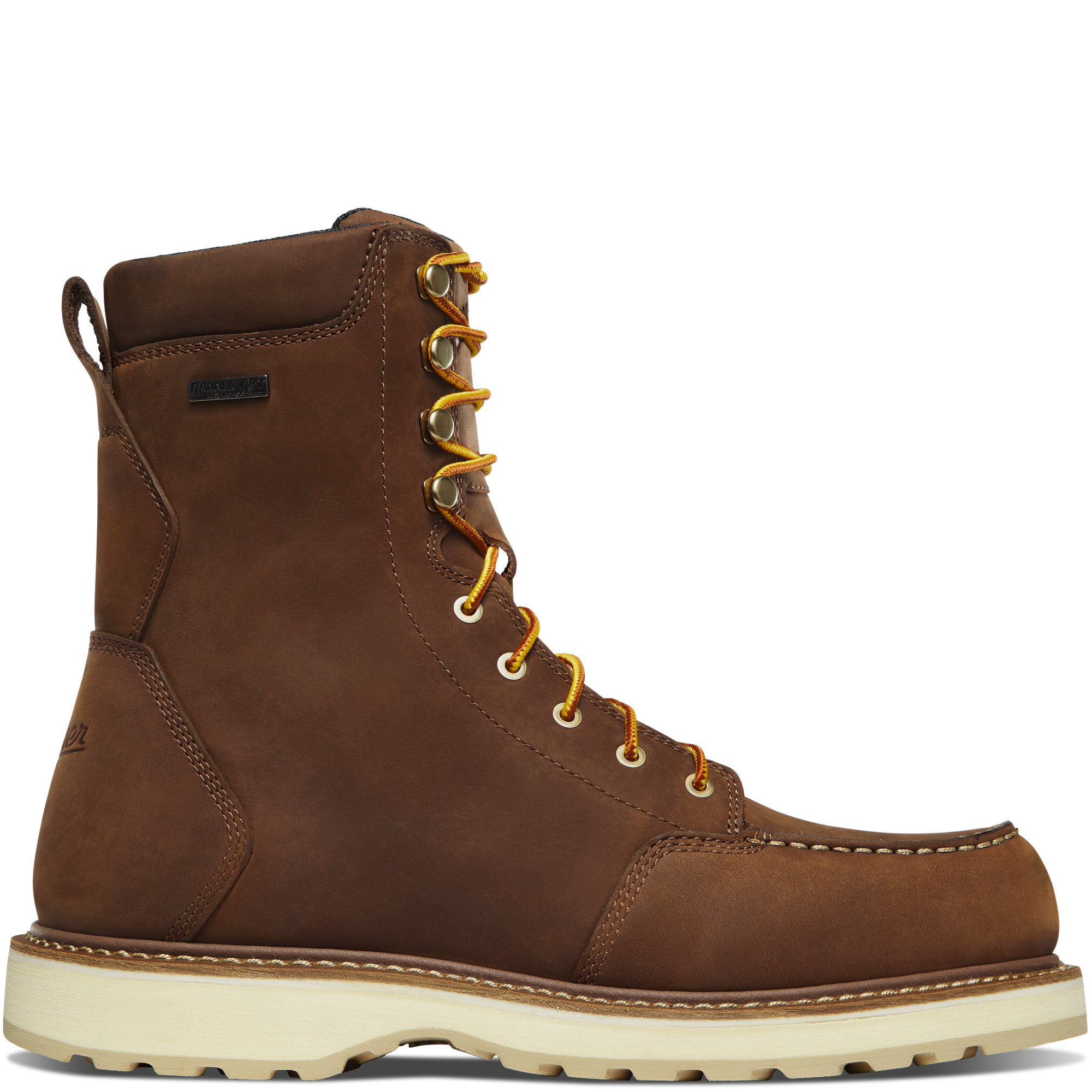 Danner Cedar River 8 Inch Brown Work Boots with Aluminum Toe from GME Supply