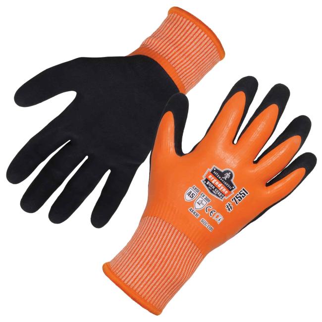 Ergodyne Coated Cut-Resistant Winter Work Gloves from GME Supply
