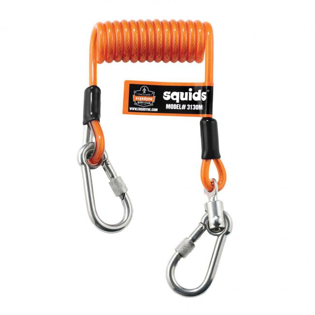 Ergodyne Squids 3130 Coiled Cable Tool Lanyard from GME Supply