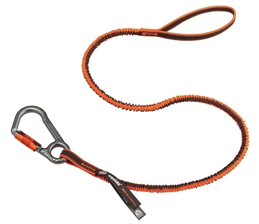 Ergodyne Squids 3108F(x) Single Locking Carabiner 15 lb Tool Lanyard from GME Supply