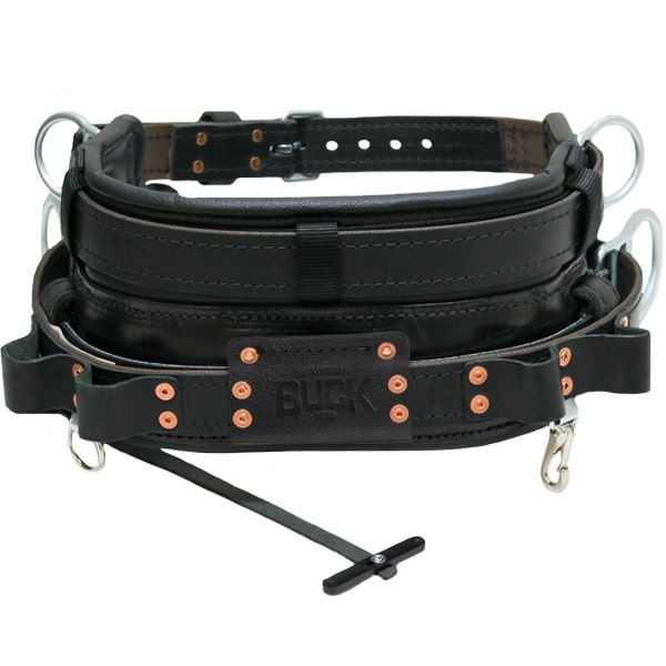 Buckingham 20192M Black Leather Short Back Mobility Belt from GME Supply