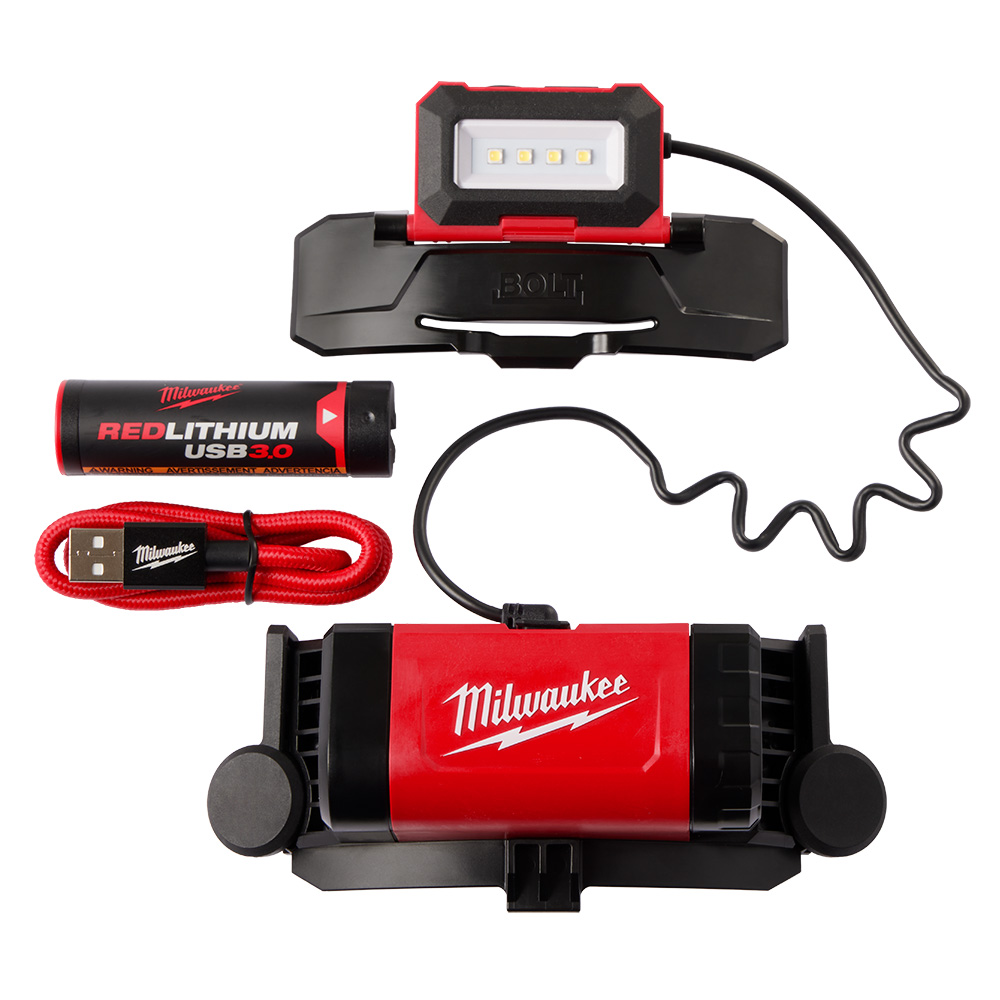 Milwaukee BOLT REDLITHIUM USB Headlamp from GME Supply