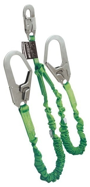 Miller Manyard II Twin Leg Lanyard with Rebar Hooks from GME Supply