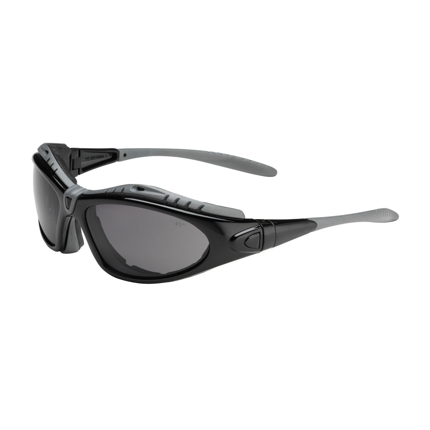 Bouton Fuselage Gray Lens Interchangeable Temple Safety Glasses from GME Supply