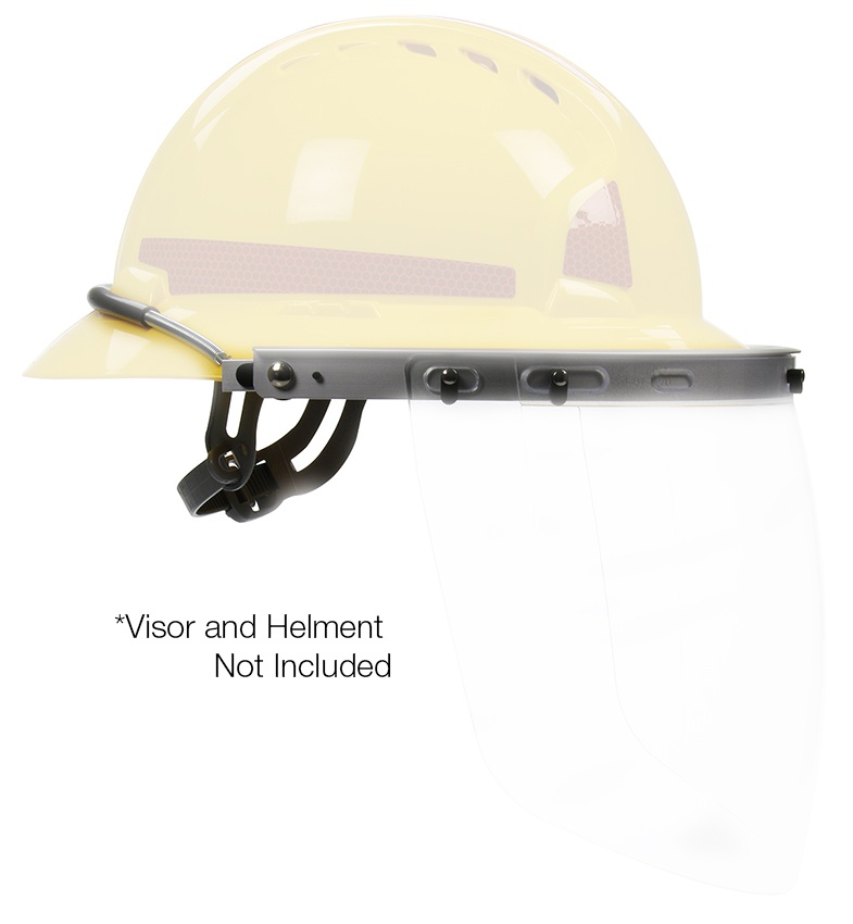 PIP Bouton Optical Face Shield Bracket for Full Brim Hard Hats from GME Supply