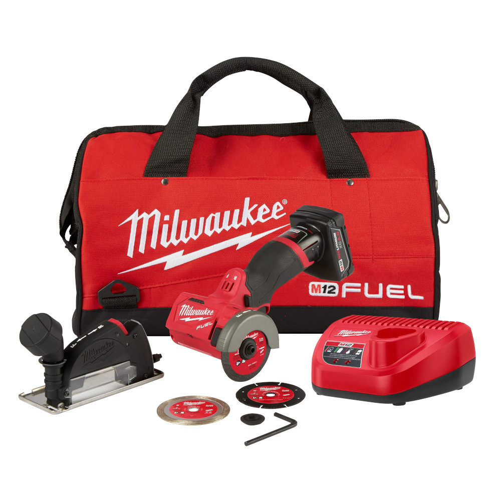 Milwaukee M12 FUEL 3-Inch Compact Cut-Off Tool - Kit from GME Supply