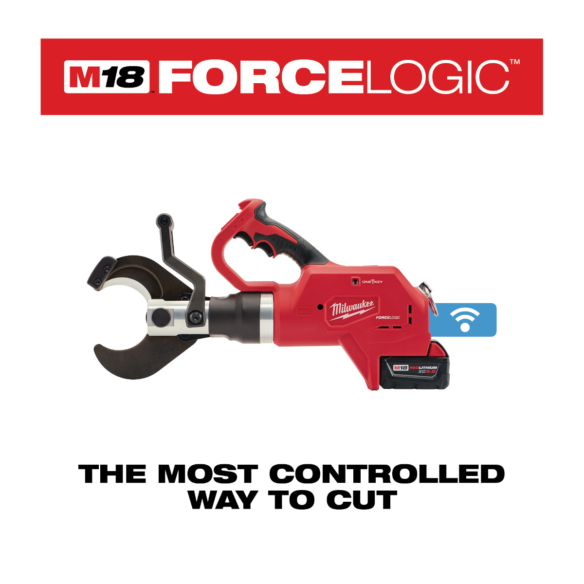 Milwaukee M18 FORCE LOGIC 3 Inch Underground Cable Cutter with Wireless Remote from GME Supply